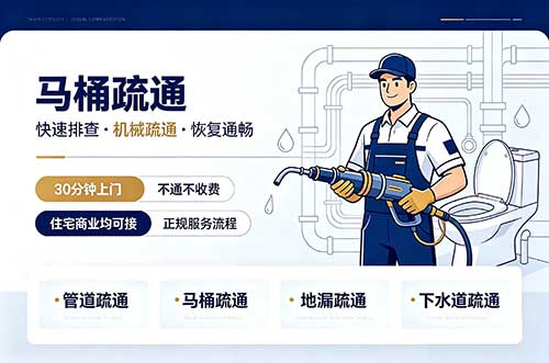 永城马桶疏通